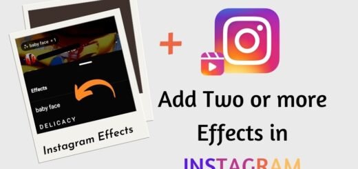 Add Two or more Effects in INSTAGRAM (1)
