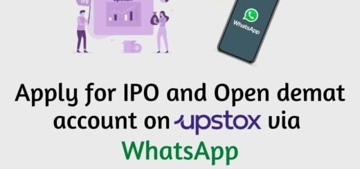 Apply for IPO and Open demat account on Upstox via WhatsApp
