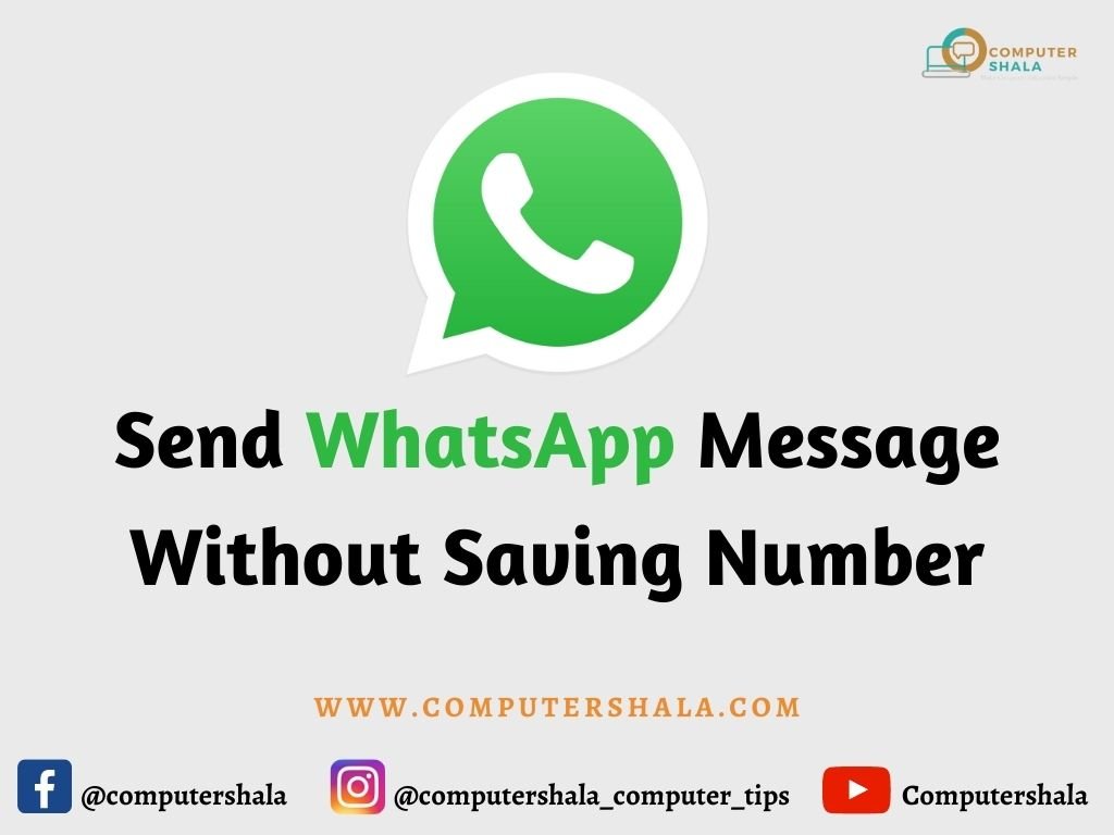 WhatsApp Message Without Saving Number