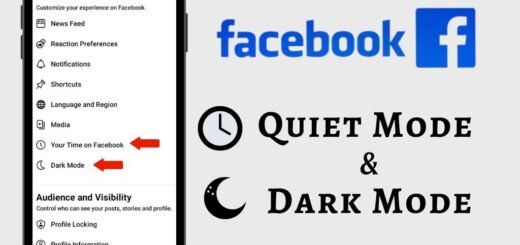 facebook dark and quiet mode