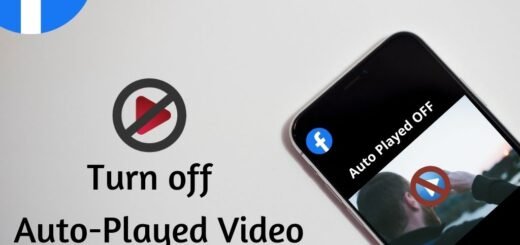 turn off auto played video in facebook