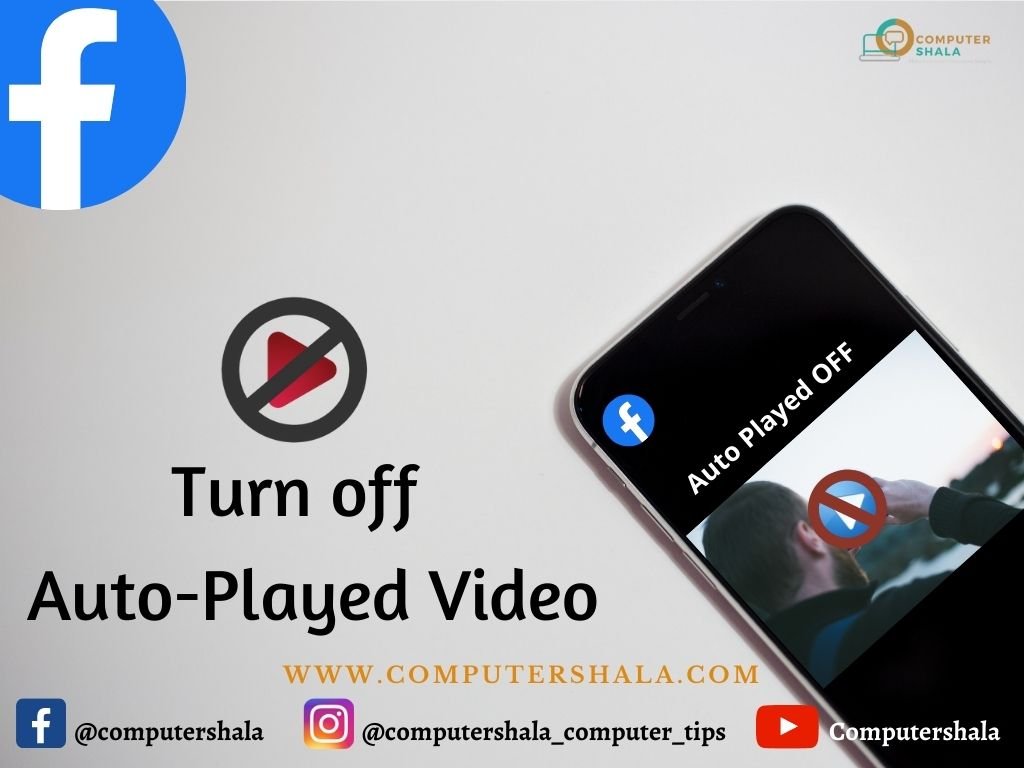 turn off auto played video in facebook