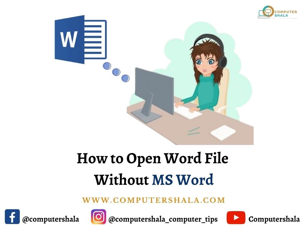 How to Open Word File Without MS Word