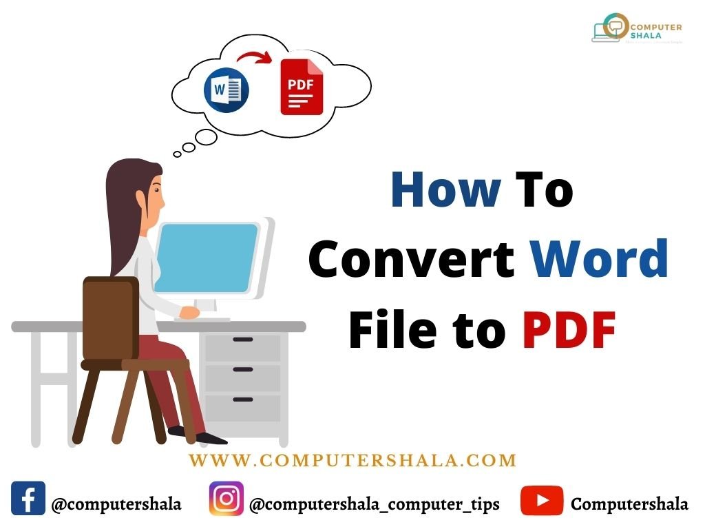 How To Convert Word File to PDF