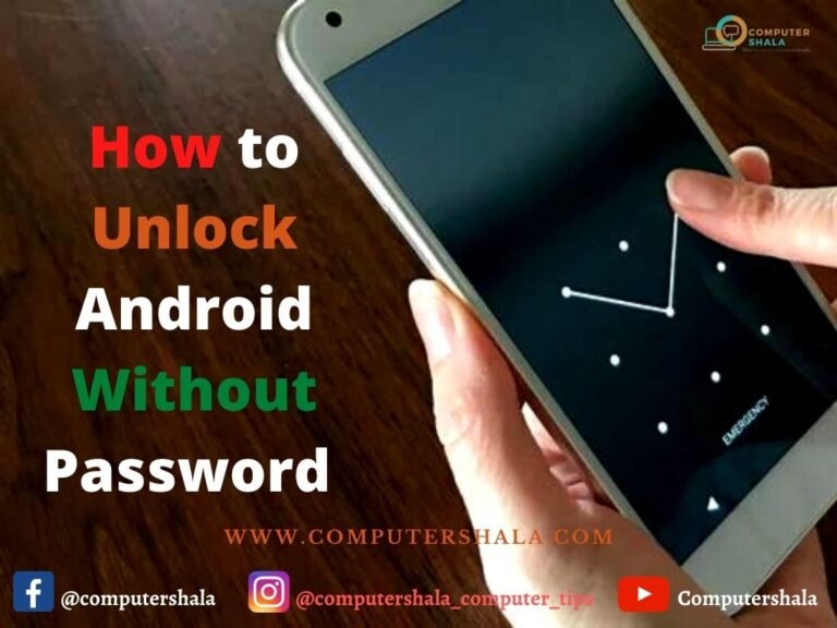 How To Unlock Android Without Password | Try This Tricks