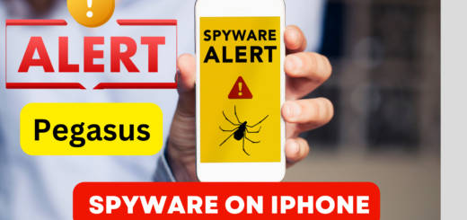 Pegasus Spyware Alert on Mobile