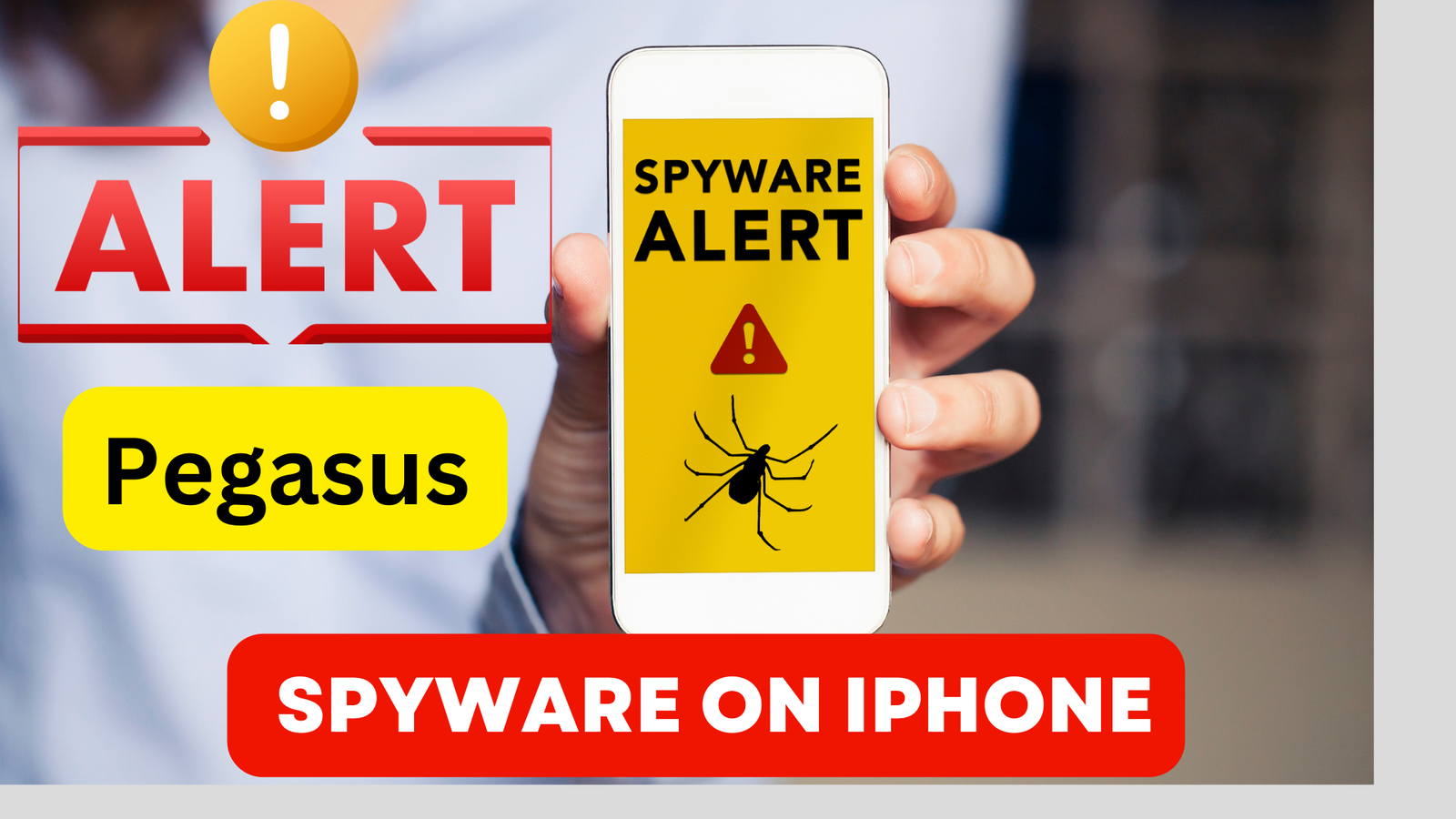 Pegasus Spyware Alert on Mobile