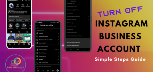 Turn Off Instagram Business Account