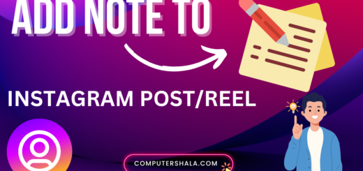 Add Note To Instagram Reel And Post